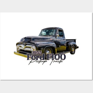 1955 Ford F100 Pickup Truck Posters and Art